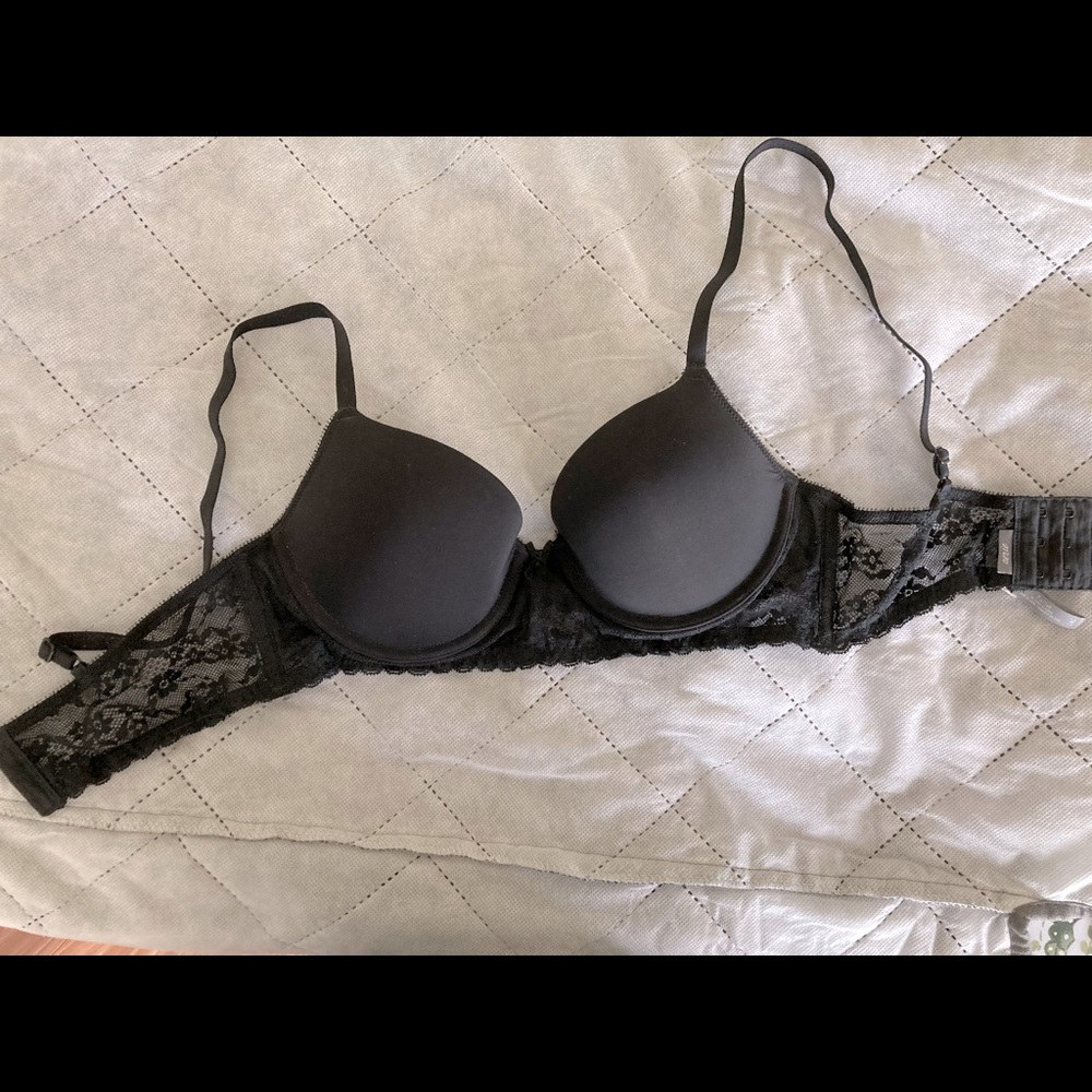 Black Aerie 34C lace bra